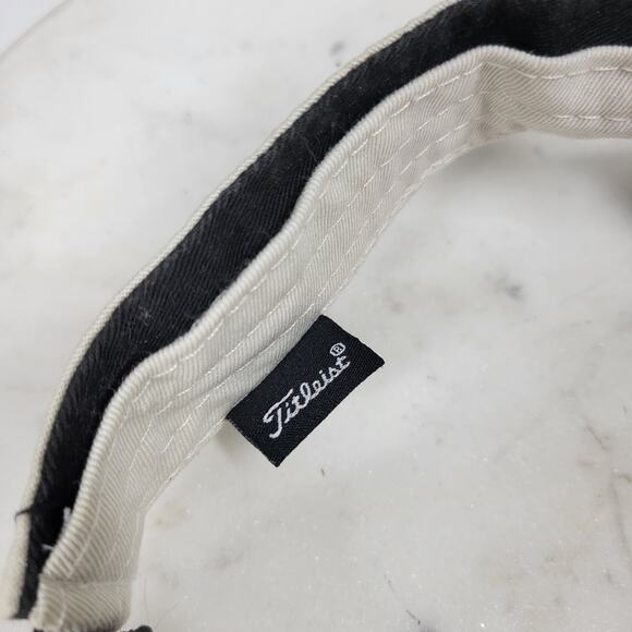 VTG Ping & Titleist Pro V1 Golf Visors Red Logo Black White Script Embroidery - Picture 6 of 16